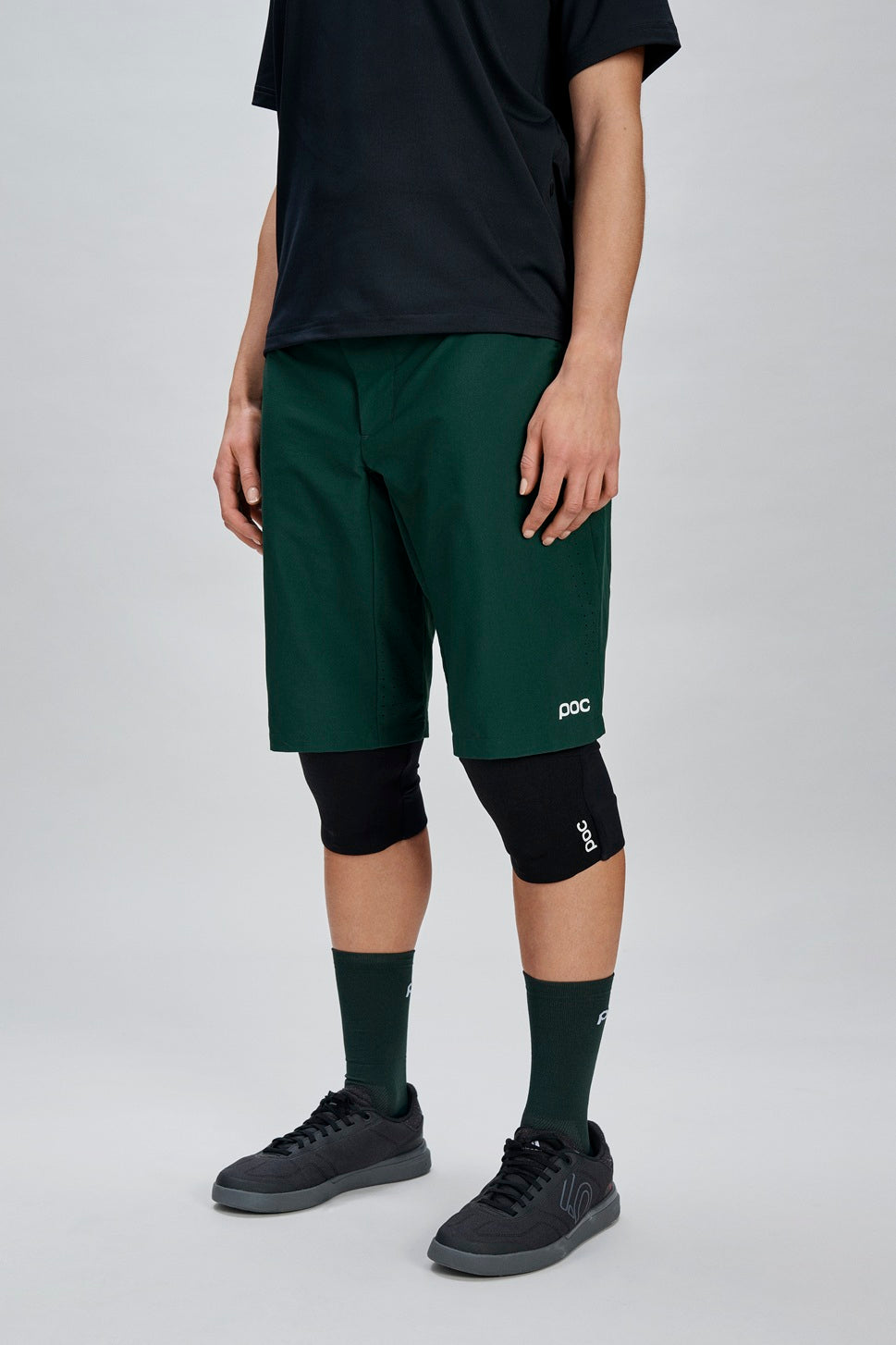 Calções POC MOTION AIR para mulher Cáqui