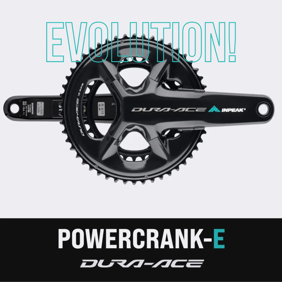 Pedaleiro com Medidor de Potência INPEAK POWERCRANK-E TWIN2 LR Shimano Dura-Ace R9200