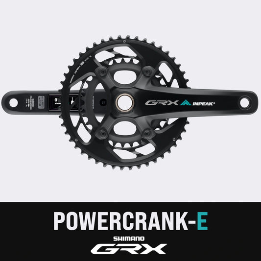 Pedaleiro com Medidor de Potência INPEAK POWERCRANK-E TWIN2 LR Shimano GRX RX820-2