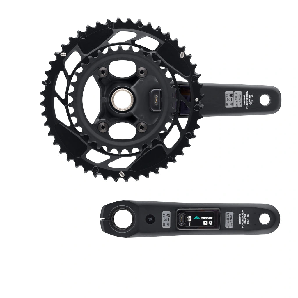 Pedaleiro com Medidor de Potência INPEAK POWERCRANK-E TWIN2 LR Shimano GRX RX820-2