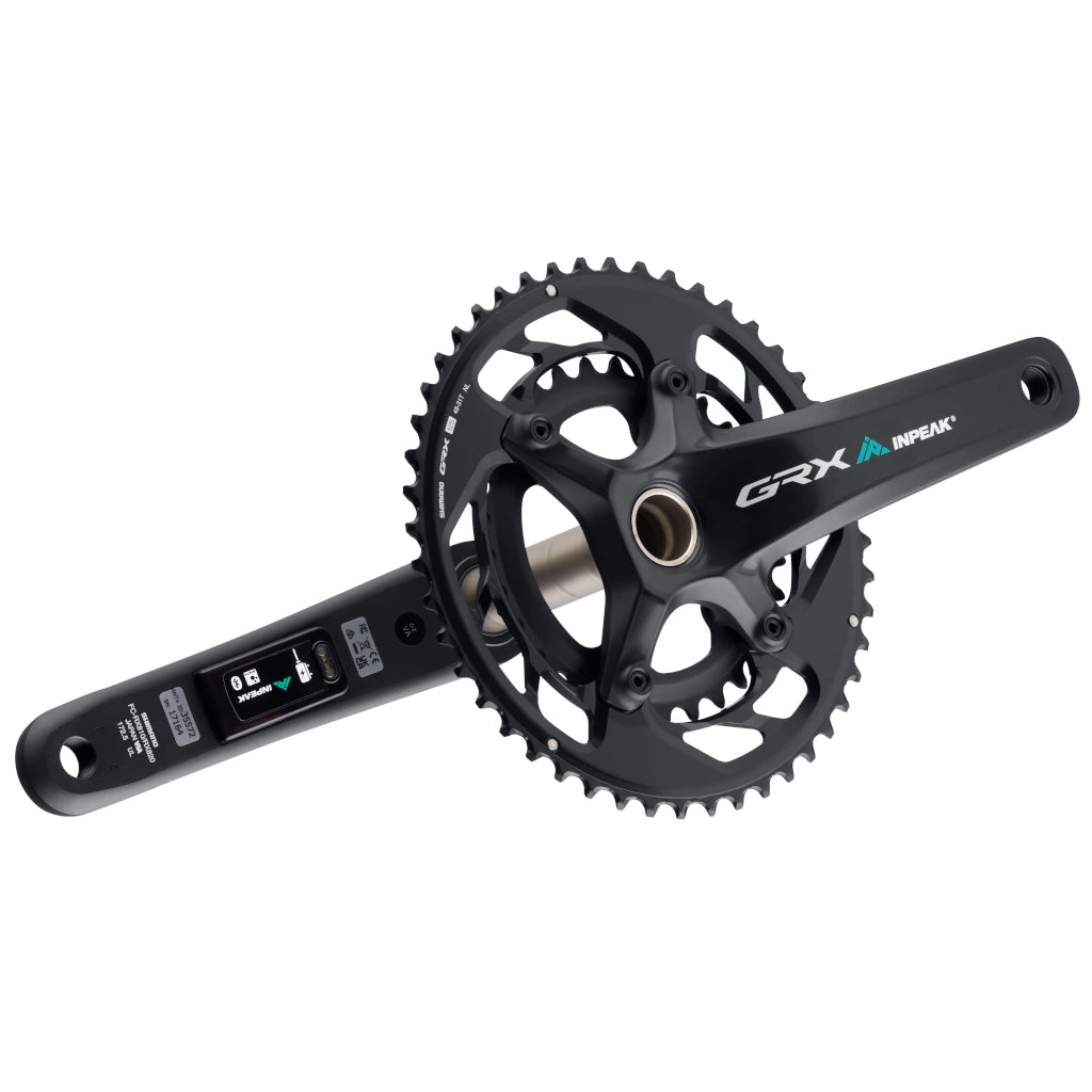 Pedaleiro com Medidor de Potência INPEAK POWERCRANK-E TWIN2 LR Shimano GRX RX820-2