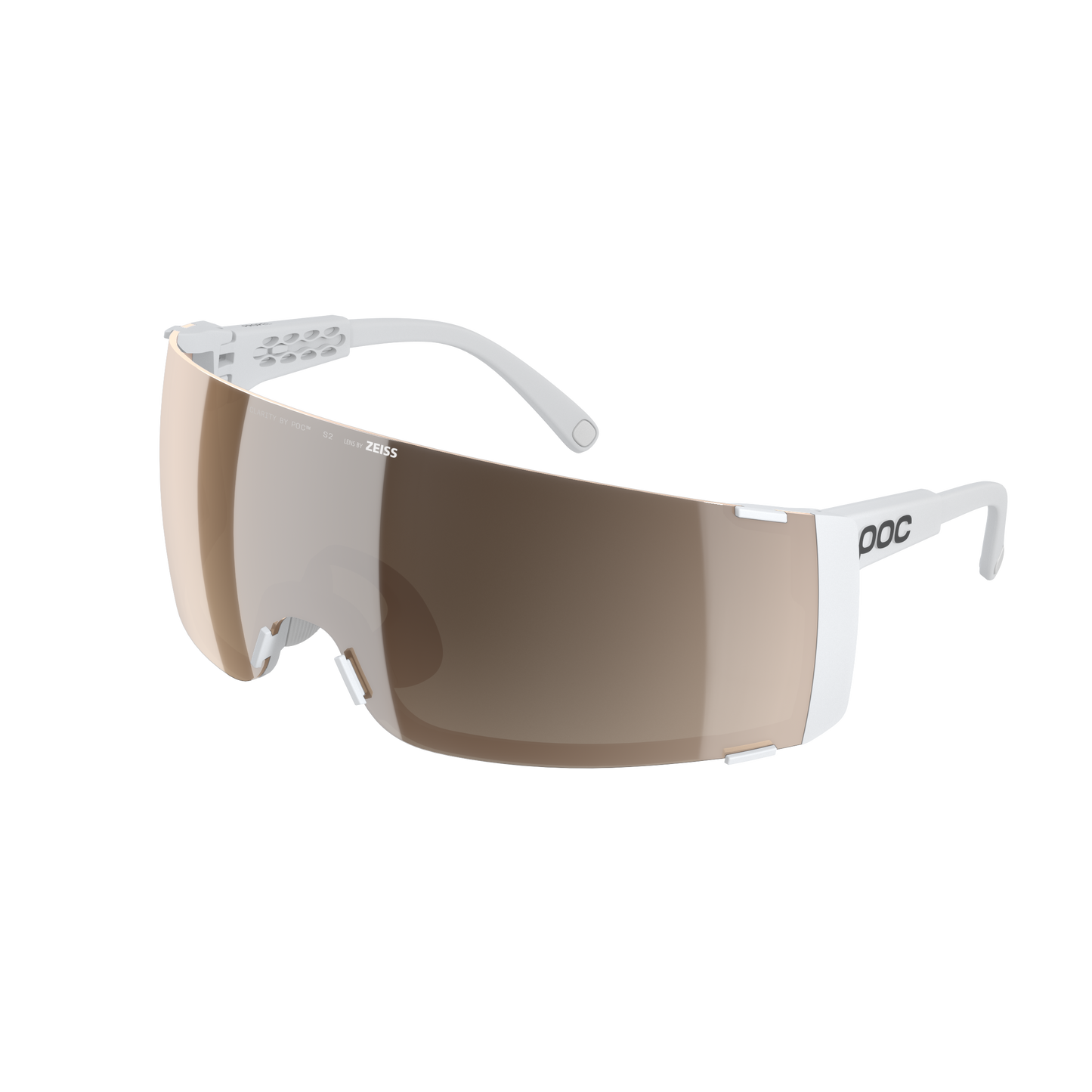 POC PROPEL Goggles White/Clarity Trail/Partly Sunny Silver