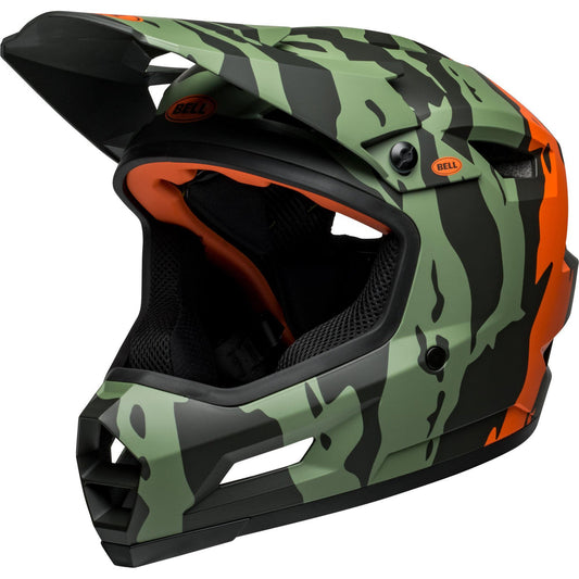 Capacete MTB BELL SANCTION 2 DLX MIPS Verde/Laranja/Preto