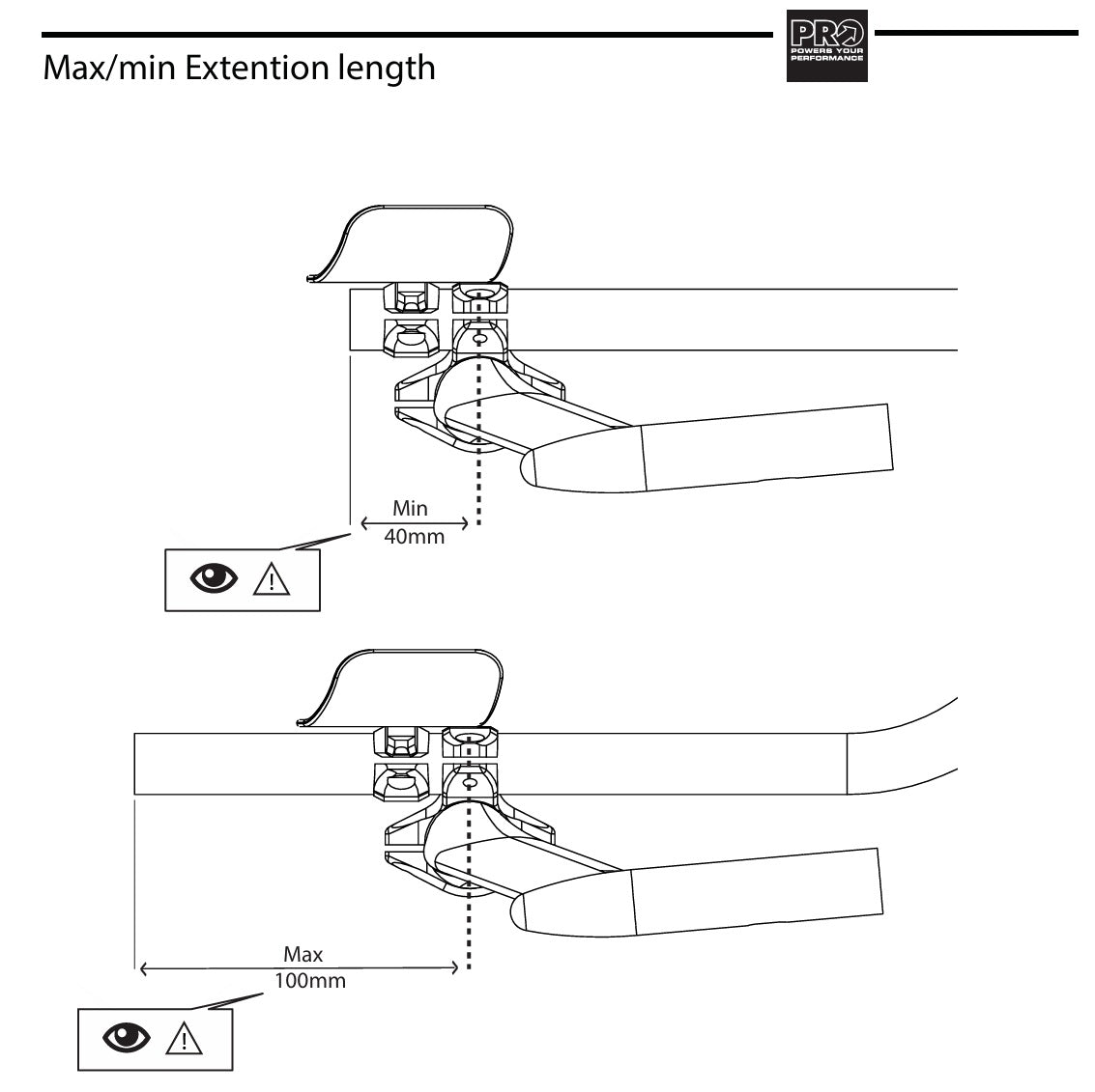 Extensor de cabide PRO MISSILE ALU Form S