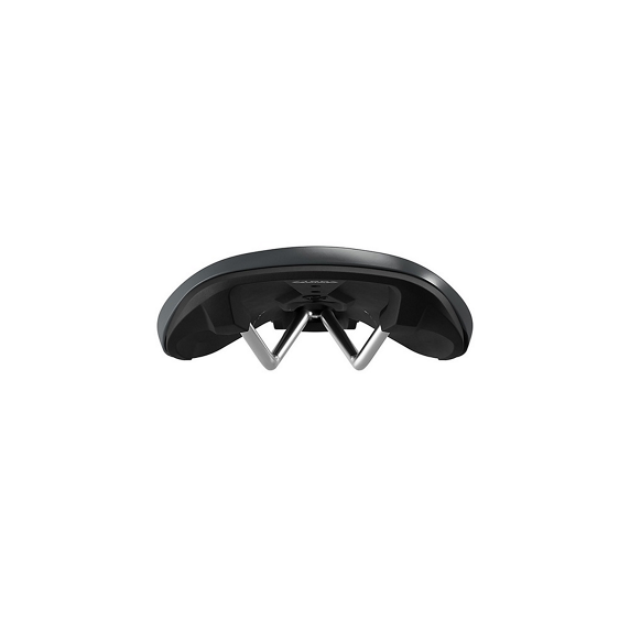 Selim PRO SIRIN SPORT 162mm para mulher Trilhos em Cromoly Preto