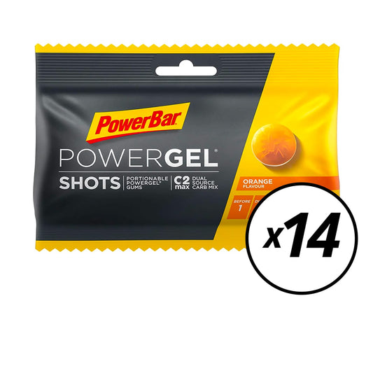 POWERBAR POWERGEL Shots rebuçados (60gr) Laranja