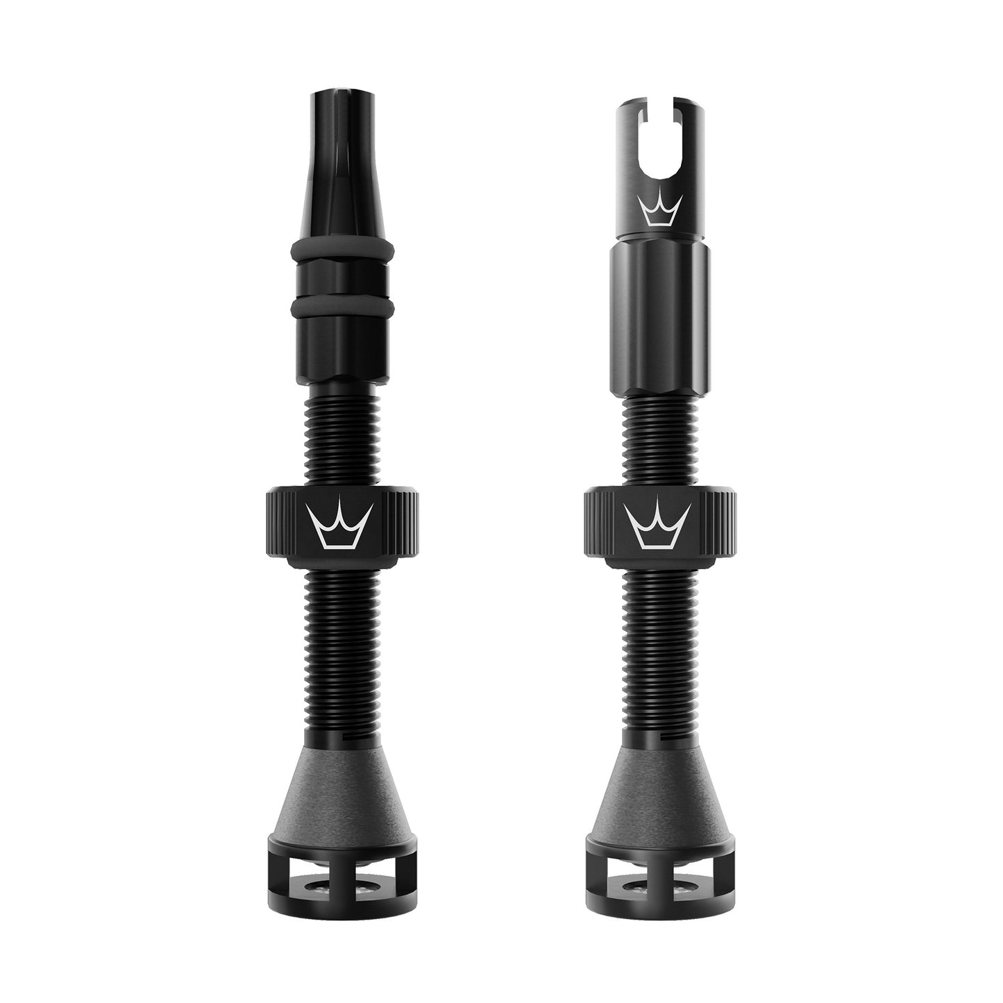 Válvulas sem câmara de ar PEATY'S HOLESHOT FAST FLOW 60mm (x2) Preto