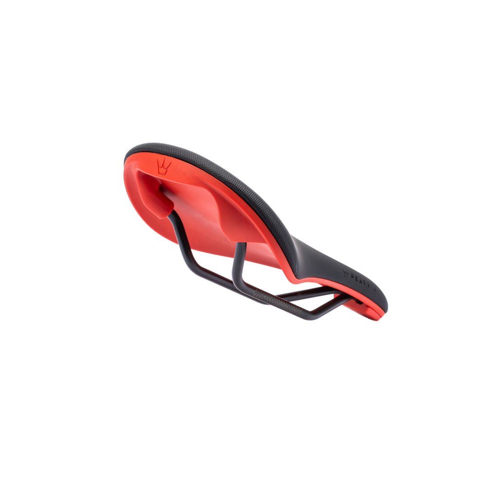 Selle PEATY'S Monarch Rails Cromo Rouge