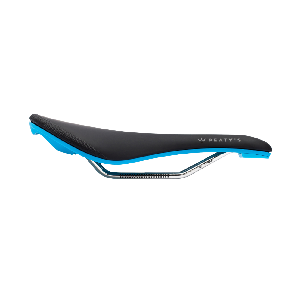 Selle PEATY'S Monarch Rails Titane Turquoise