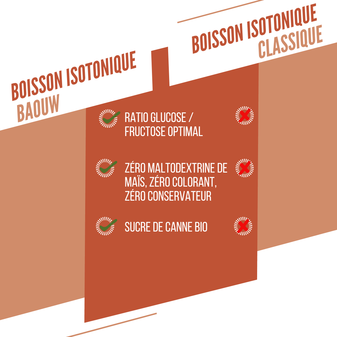 BAOUW ISOTONIC Bebida energética (45g) Pêssego/Alecrim
