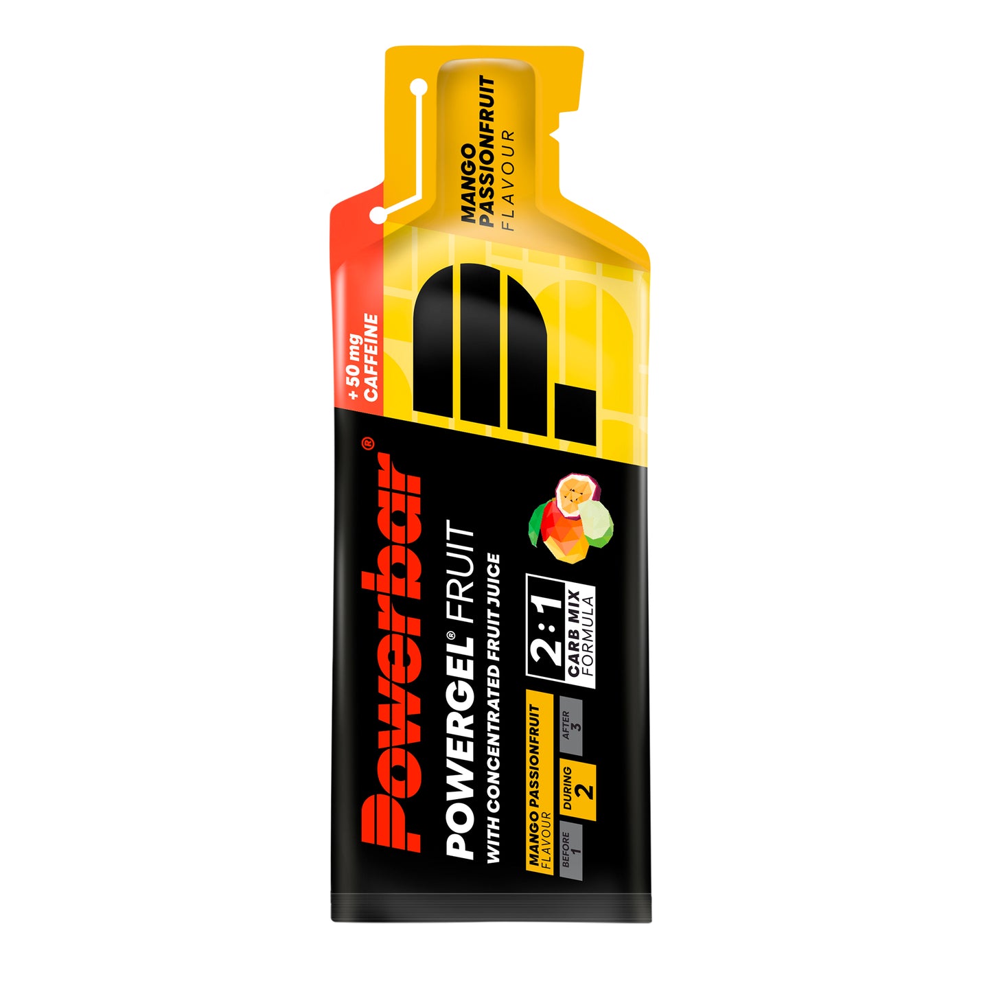 Gel energético POWERBAR POWERGEL FRUIT (41g) com cafeína