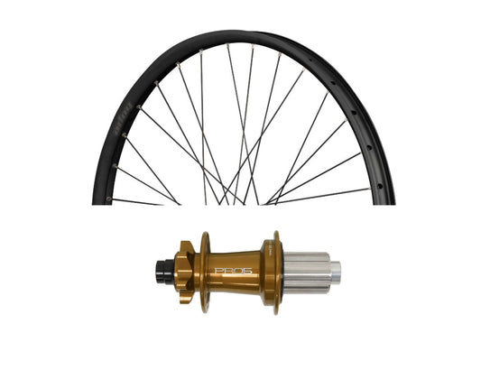 Roda traseira HOPE FORTUS 26 W 27.5" PRO 5 12x148 mm Bronze