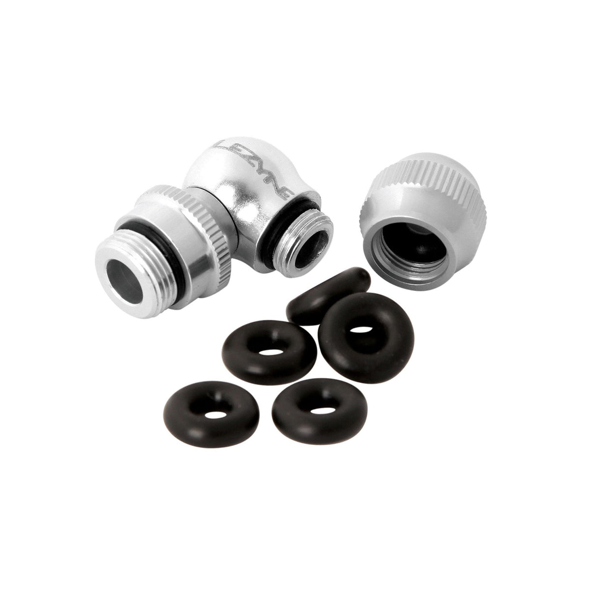 Adaptador de cabeça LEZYNE Slip Fit prateado