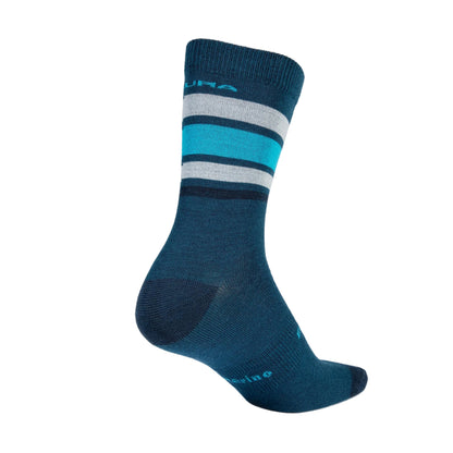 Meias ENDURA BAABAA MERINO STRIPE Azul