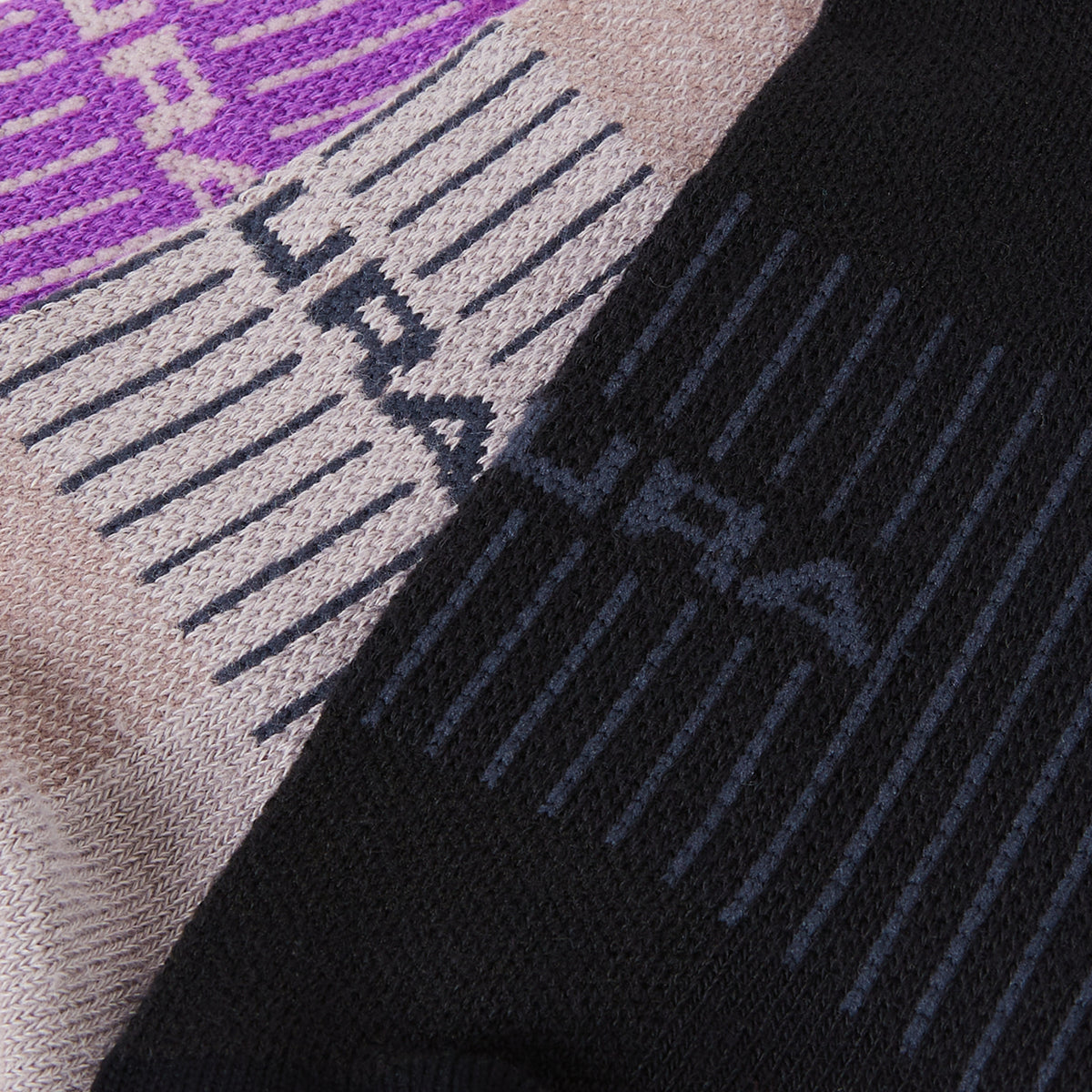 Meias ENDURA COOLMAX RACE para mulher Roxo/Cinzento/Preto (3 pares)