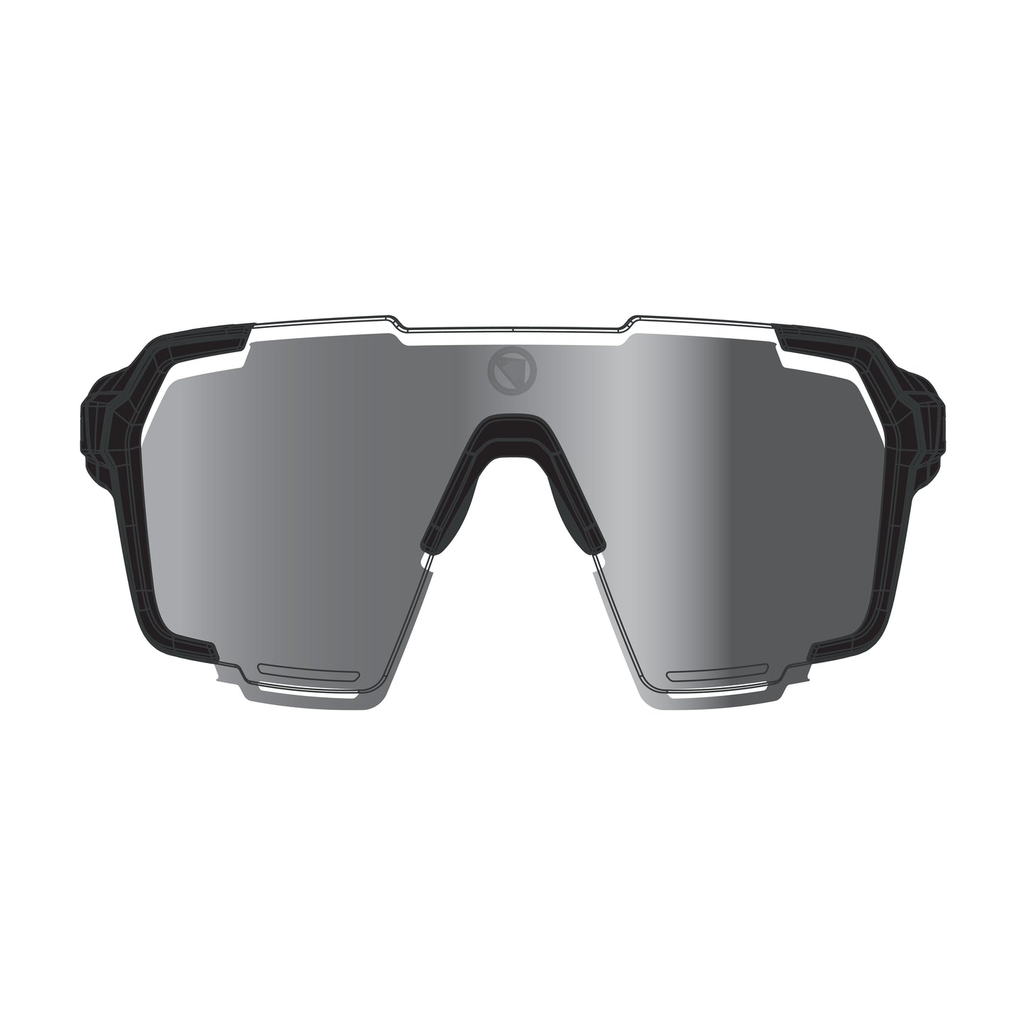 Óculos de proteção ENDURA SINGLETRACK FRAMELESS Preto 2025