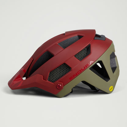 Capacete de BTT ENDURA SINGLETRACK MIPS Vermelho/Verde