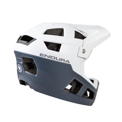 Capacete Integral de BTT ENDURA SINGLETRACK MIPS Branco/Cinzento