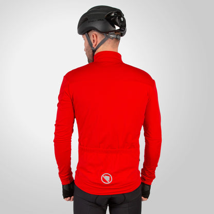 Maillot ENDURA XTRACT ROUBAIX Mangas Longas Vermelho