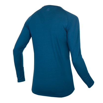 Roupa Interior ENDURA BAABAA BLEND Mangas Compridas Azul