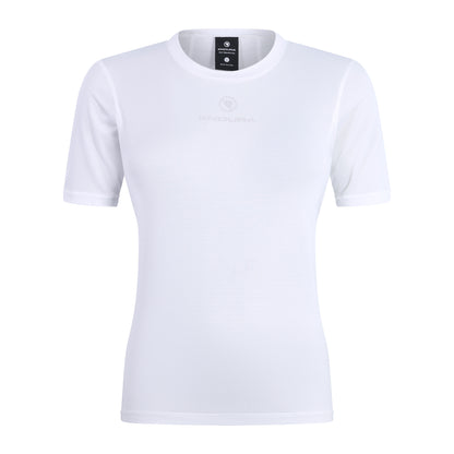Roupa Interior ENDURA TRANSLITE II Mangas Curtas Branco