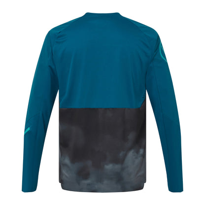 Maillot ENDURA MT500 BURNER Mangas Compridas Azul