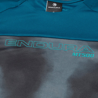 Maillot ENDURA MT500 BURNER Mangas Compridas Azul