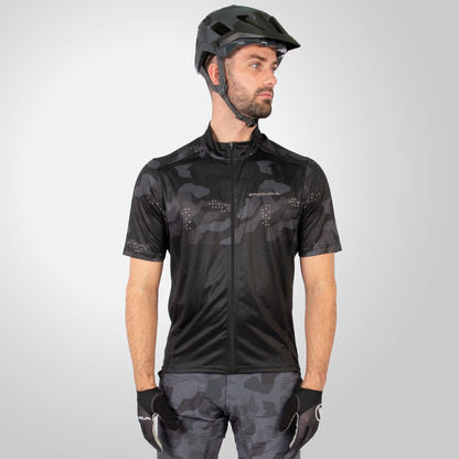 Maillot ENDURA HUMMVEE RAY II Mangas Curtas Preto