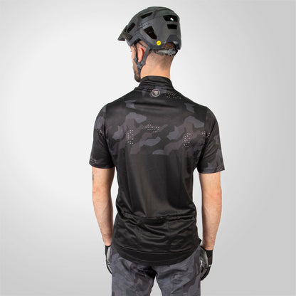 Maillot ENDURA HUMMVEE RAY II Mangas Curtas Preto