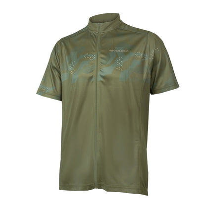 Maillot ENDURA HUMMVEE RAY II Mangas Curtas Caqui