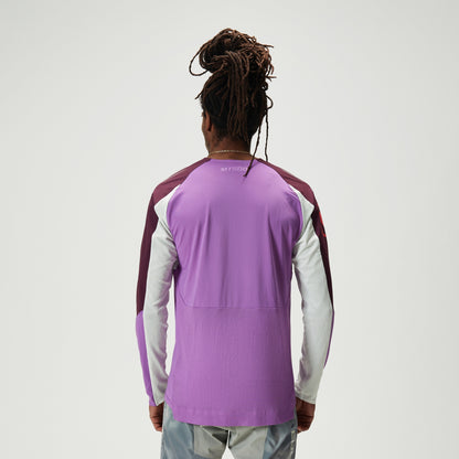 Maillot ENDURA MT500 BURNER LITE Mangas Compridas Violeta