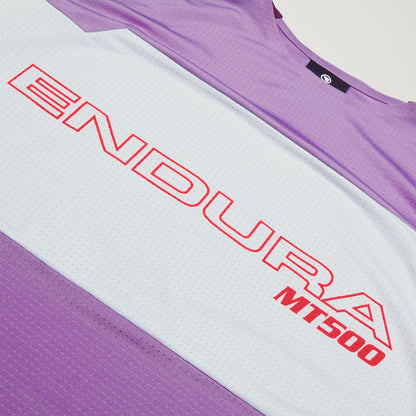 Maillot ENDURA MT500 BURNER LITE Mangas Compridas Violeta