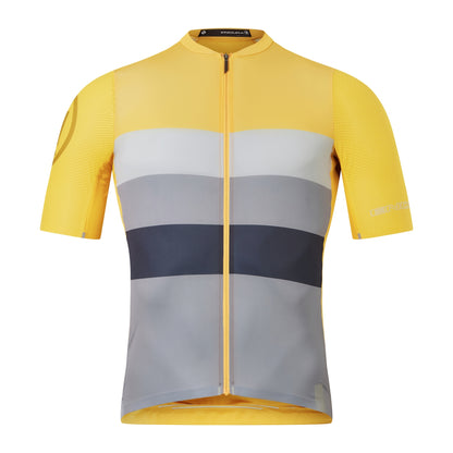 Maillot ENDURA PRO SL RACE Mangas Curtas Cinzento/Mostarda