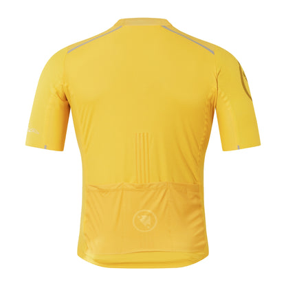 Maillot ENDURA PRO SL RACE Mangas Curtas Cinzento/Mostarda