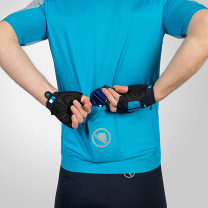 Camisola ENDURA FS260 Mangas Curtas Azul