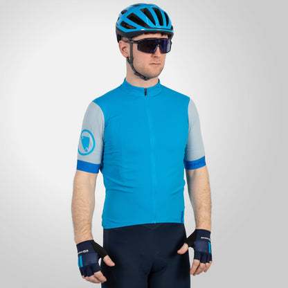 Camisola ENDURA FS260 Mangas Curtas Azul