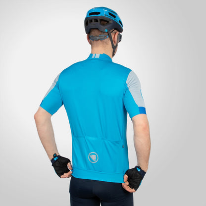 Camisola ENDURA FS260 Mangas Curtas Azul