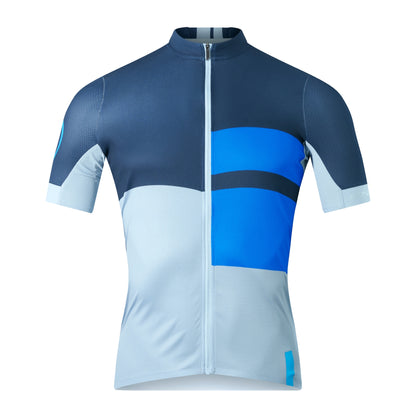 Maillot ENDURA FS260 PRINT Mangas Curtas Azul
