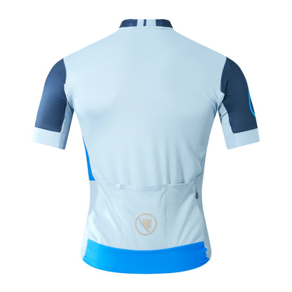 Maillot ENDURA FS260 PRINT Mangas Curtas Azul