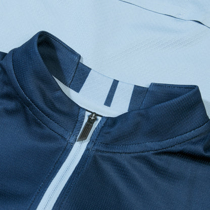 Maillot ENDURA FS260 PRINT Mangas Curtas Azul
