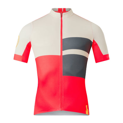 Maillot ENDURA FS260 PRINT Mangas Curtas Vermelho