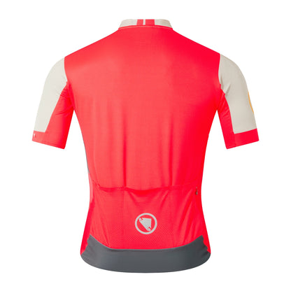 Maillot ENDURA FS260 PRINT Mangas Curtas Vermelho