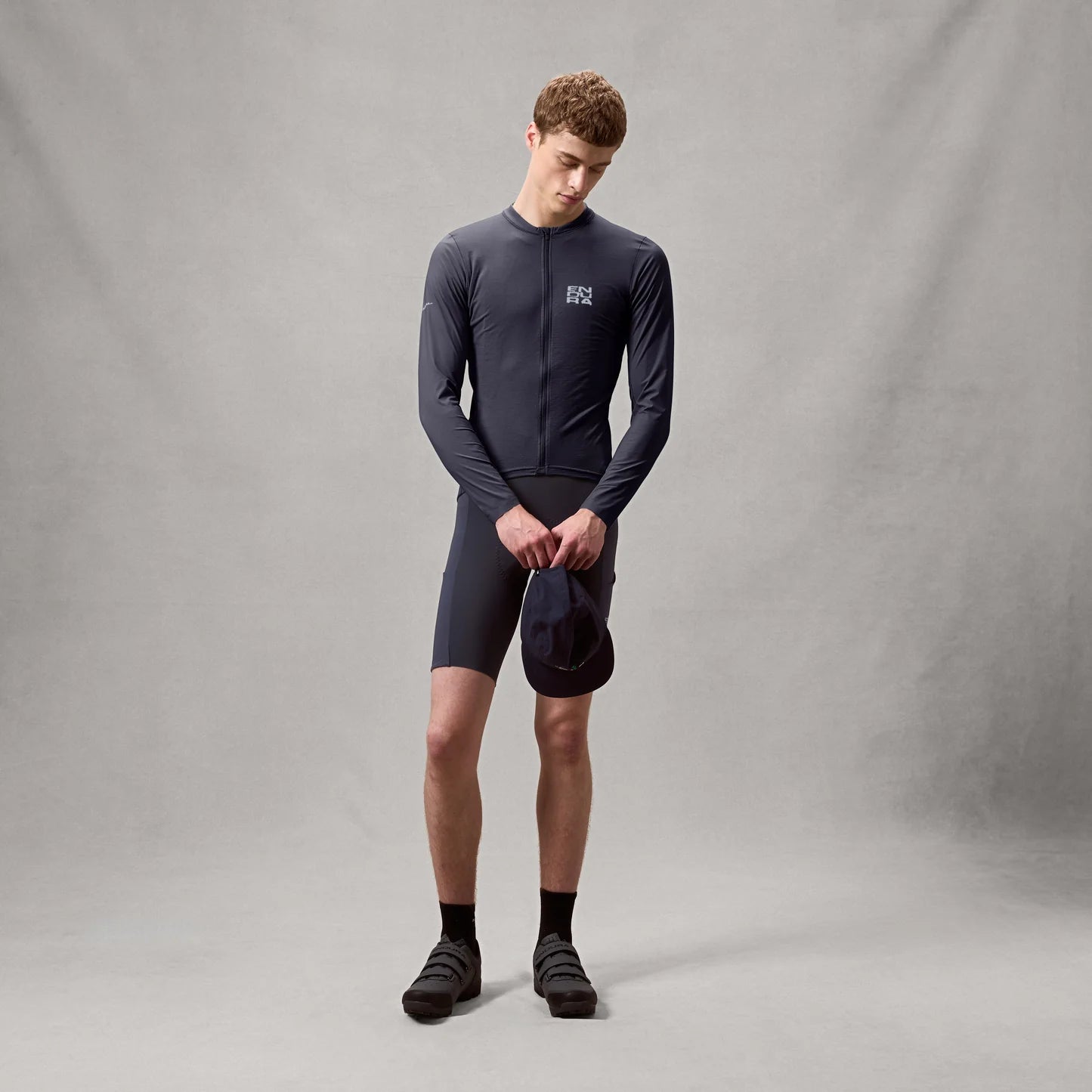 Maillot ENDURA ALLTRACK RIDE Mangas Longas Carbon Cinzento