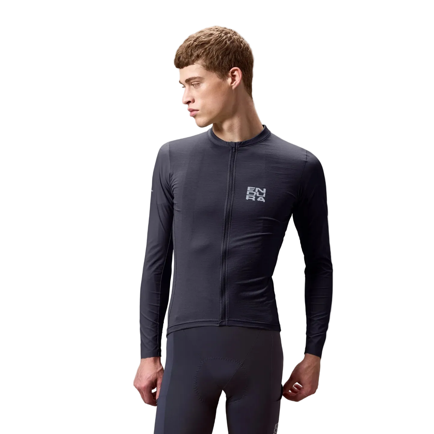 Maillot ENDURA ALLTRACK RIDE Mangas Longas Carbon Cinzento