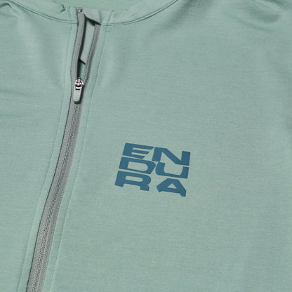 Camisola ENDURA ALLTRACK RIDE de Mangas Compridas Verde Sálvia