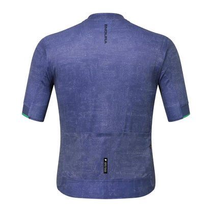 Maillot ENDURA FS260 PRINT Mangas Curtas Indigo