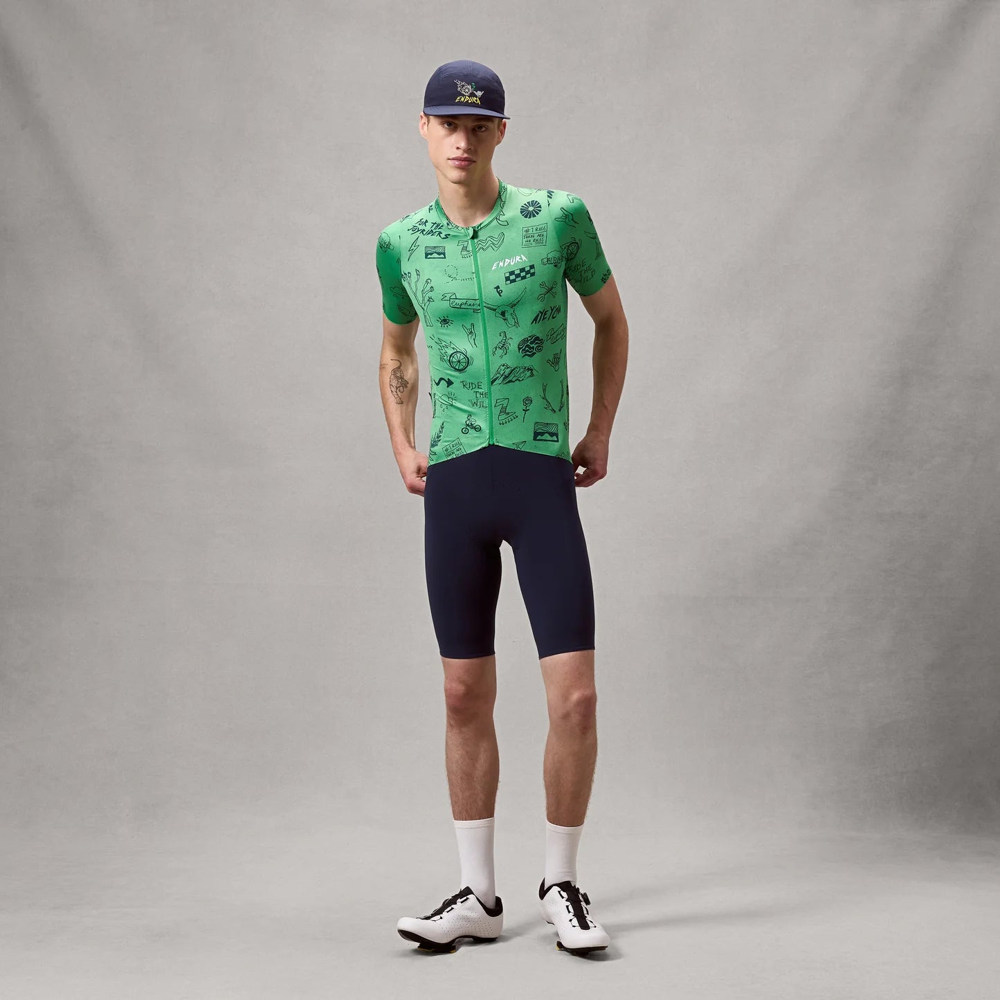 Camisola de manga curta ENDURA PRO SL PRINT Verde