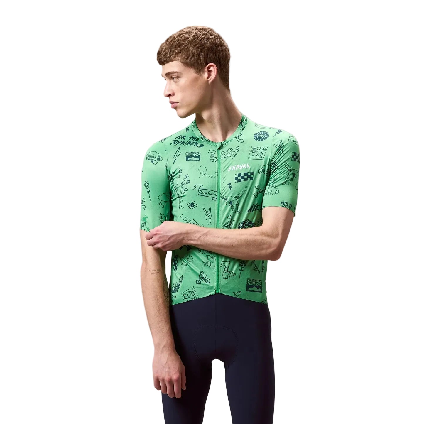 Camisola de manga curta ENDURA PRO SL PRINT Verde