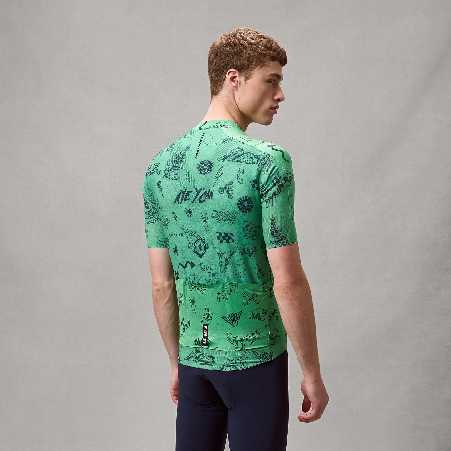 Camisola de manga curta ENDURA PRO SL PRINT Verde