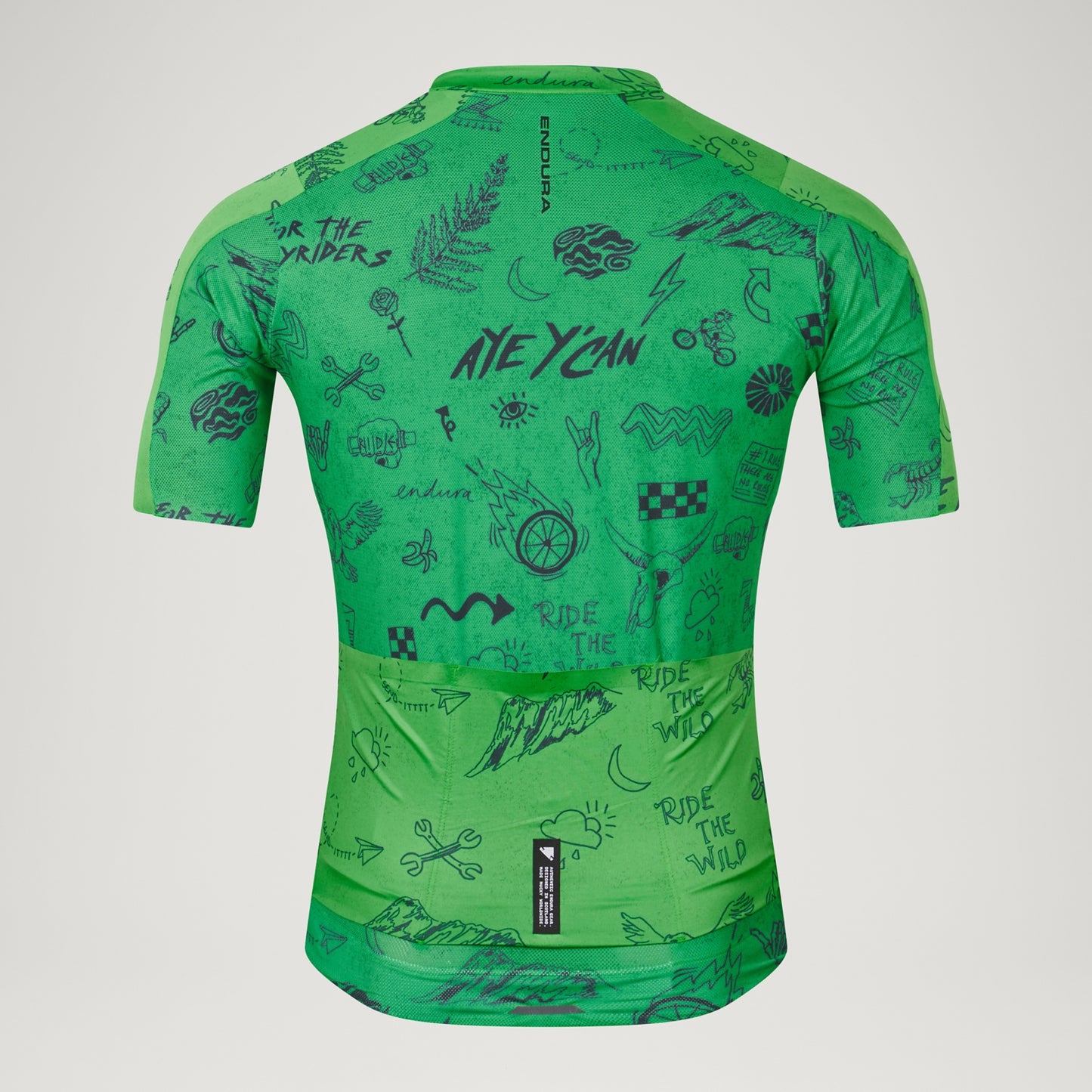 Camisola de manga curta ENDURA PRO SL PRINT Verde